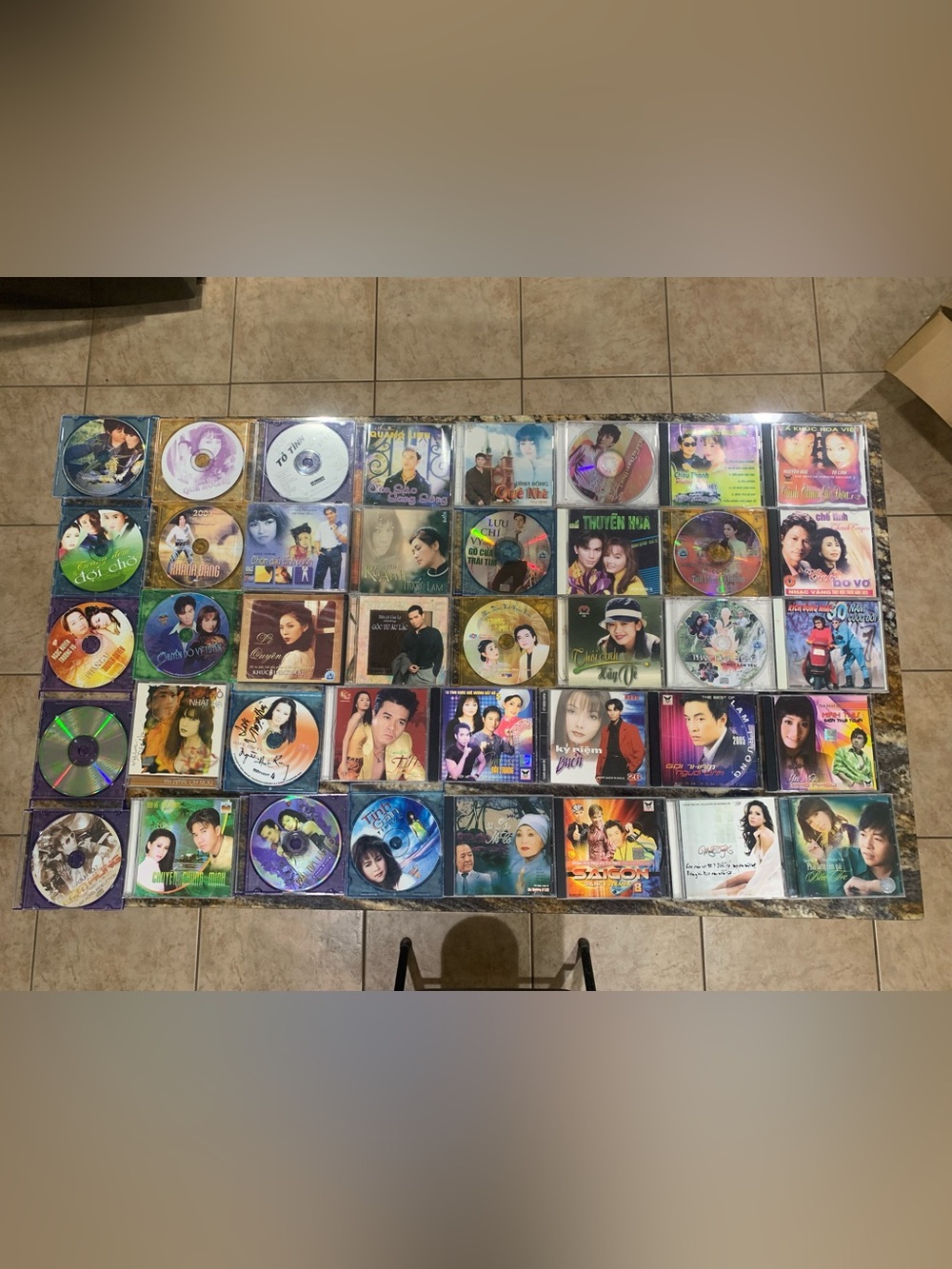 Vietnamese CD’s, DVDs, and karaoke disks